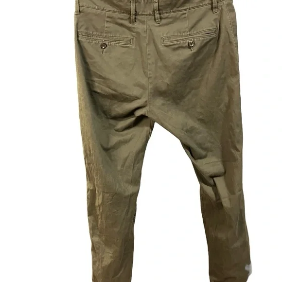 GOODFELLOW & CO Men's Paris Green Athletic-Fit Hennepin Chino Pants SZ 33 - Picture 5 of 6